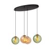 Lucide MONSARAZ Pendant Light black, 4-light sources