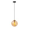 Lucide MONSARAZ Pendant Light black, 1-light source