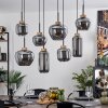 Talok Pendant Light black, 8-light sources