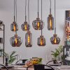Talok Pendant Light black, 8-light sources