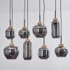 Talok Pendant Light black, 8-light sources