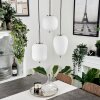 Verbania Pendant Light matt nickel, 3-light sources