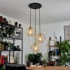 Miton Pendant Light black, 3-light sources