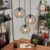 Miton Pendant Light black, 3-light sources