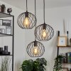 Miton Pendant Light black, 3-light sources