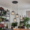 Miton Pendant Light black, 3-light sources