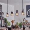 Sundsvall Pendant Light Ecru, black, 4-light sources