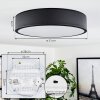 Maho Ceiling Light LED black, 1-light source