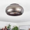 Zigne Ceiling Light Oxidised Silver, black, 1-light source