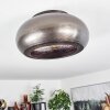 Zigne Ceiling Light Oxidised Silver, black, 1-light source