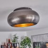 Zigne Ceiling Light Oxidised Silver, black, 1-light source