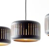 Brilliant Tyas Pendant Light black, 3-light sources