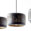 Brilliant Tyas Pendant Light black, 3-light sources