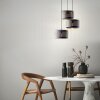 Brilliant Tyas Pendant Light black, 3-light sources
