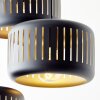 Brilliant Tyas Pendant Light black, 3-light sources