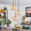 Bauro Pendant Light Ecru, 3-light sources