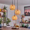 Bauro Pendant Light Ecru, 3-light sources