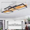 Pompu Ceiling Light LED black, 1-light source