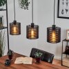 Boula Pendant Light black, 3-light sources