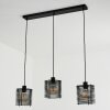 Boula Pendant Light black, 3-light sources