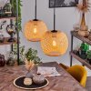 Bauro Pendant Light Ecru, 2-light sources
