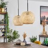 Bauro Pendant Light Ecru, 2-light sources