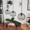Miton Pendant Light black, 3-light sources