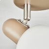 Sivol Ceiling Light matt nickel, sand-coloured, 1-light source