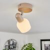 Sivol Ceiling Light matt nickel, sand-coloured, 1-light source
