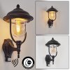 Jeannot Outdoor Wall Light black, 1-light source, Motion sensor