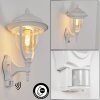 Jeannot Outdoor Wall Light white, 1-light source, Motion sensor
