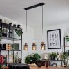 Loursin Pendant Light black, 3-light sources