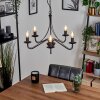 Oulandou chandelier black, 5-light sources