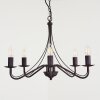 Oulandou chandelier black, 5-light sources