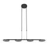 Steinhauer Turound Pendant Light LED black, 4-light sources