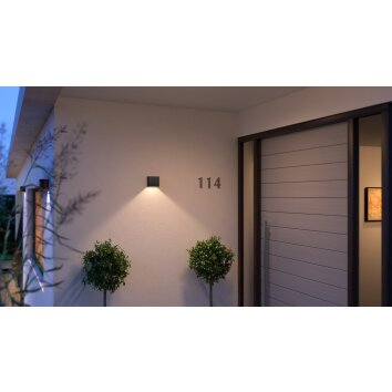 Philips Hue Resonate Outdoor Wall Light LED black, 1-light source, Colour changer