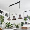 Pliche Pendant Light black, 3-light sources