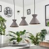 Pliche Pendant Light black, 3-light sources