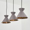 Pliche Pendant Light black, 3-light sources