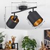 Alsen Ceiling Light black, 2-light sources