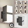 Swanek Outdoor Wall Light LED anthracite, 2-light sources