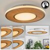 Chrop Ceiling Light LED matt nickel, 1-light source
