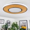 Chrop Ceiling Light LED matt nickel, 1-light source