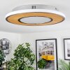 Chrop Ceiling Light LED matt nickel, 1-light source
