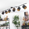 Alsen Ceiling Light black, 6-light sources