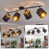 Alsen Ceiling Light black, 4-light sources
