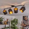 Alsen Ceiling Light black, 4-light sources