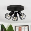 Piment Ceiling Light black, 3-light sources