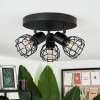 Piment Ceiling Light black, 3-light sources