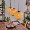 Bauro Pendant Light Ecru, 3-light sources